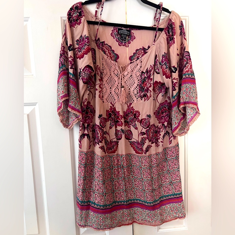 NWOT Angie pink Tunic/ Dress